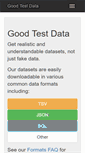 Mobile Screenshot of goodtestdata.com
